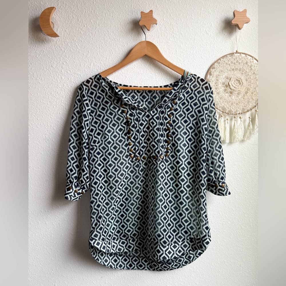 41 Hawthorn tunic top Size Medium